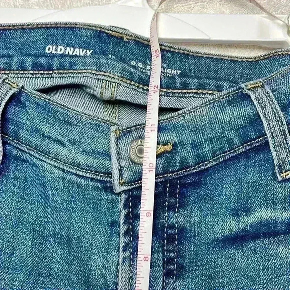 NWT Old Navy High-Rise OG Straight Courtney Jeans Denim Medium Wash Size 16 - Picture 9 of 11